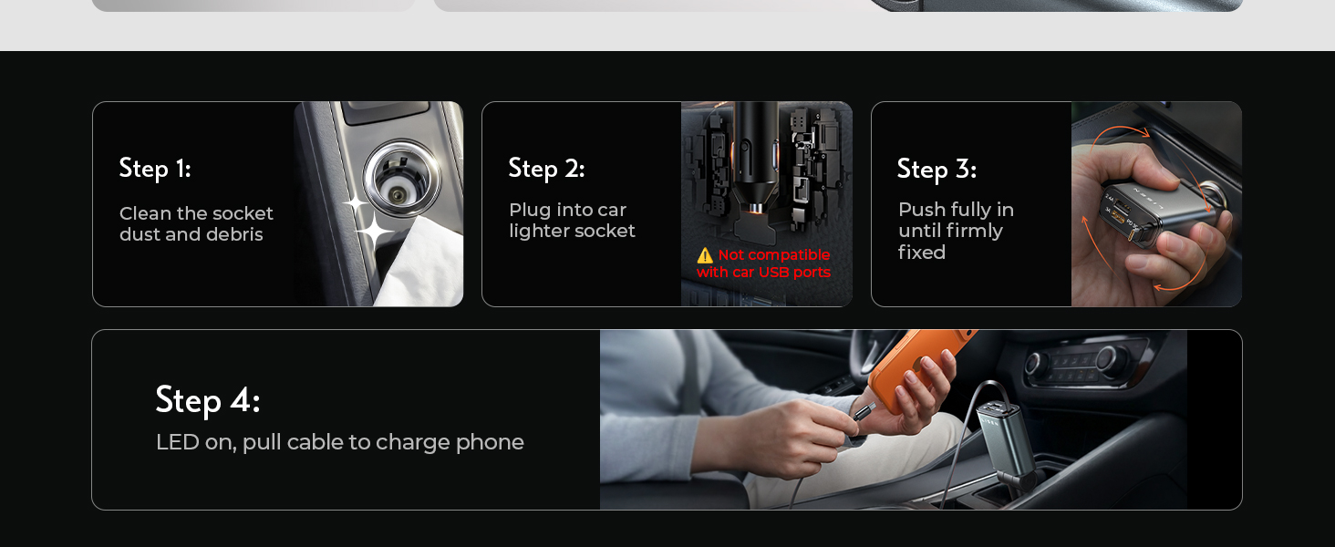 car charger usb c fast charge