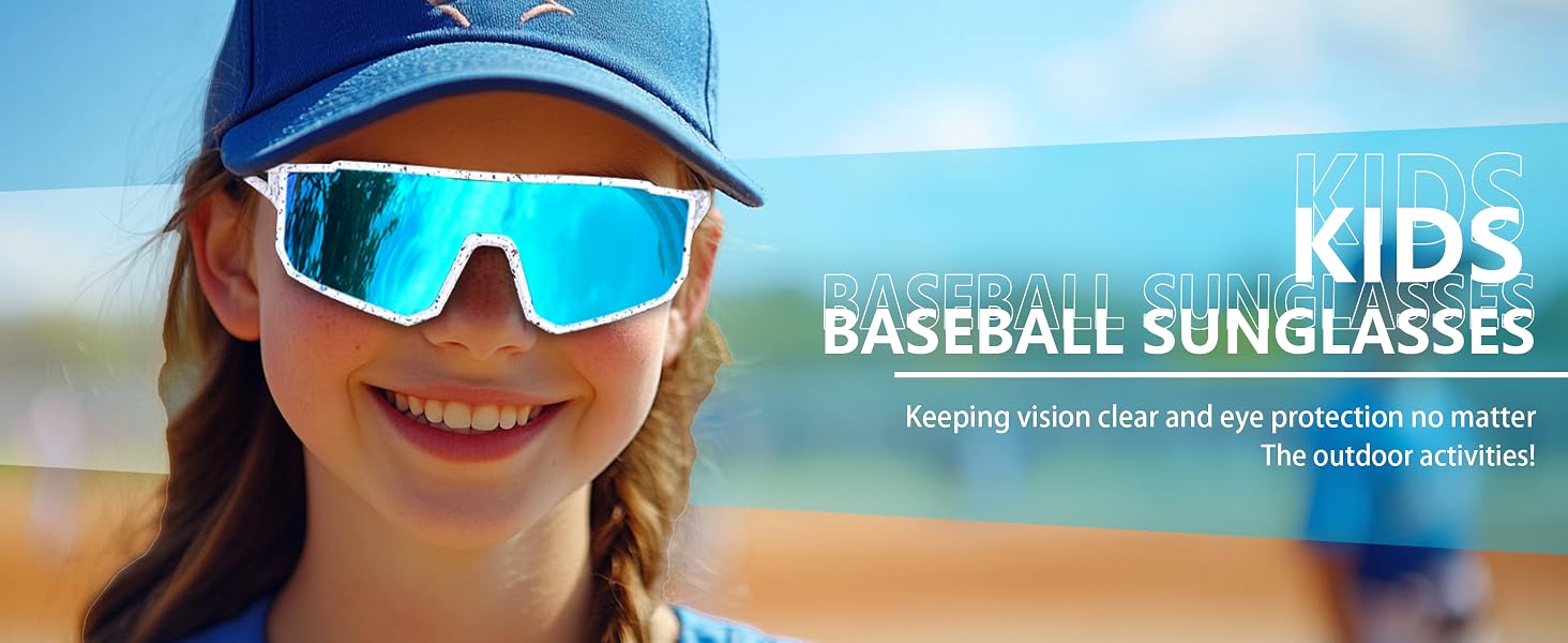 baseball sunglasses girls