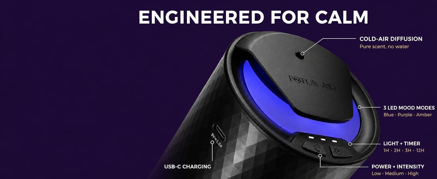Fotus air waterlessd iffuser easy operation