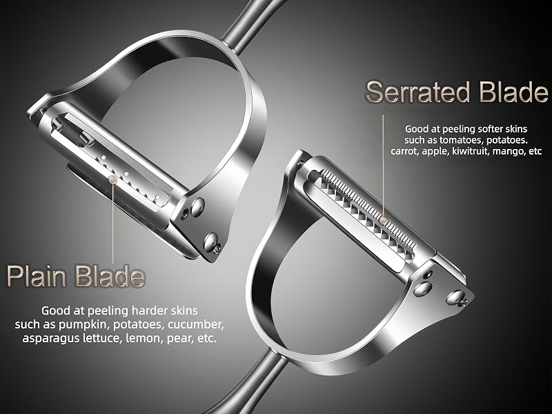 2 in 1 vegetable and fruit peeler