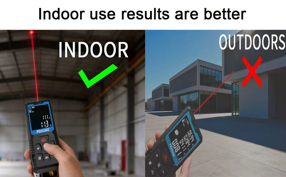 Indoor use results are better