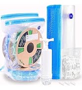 OVV3D Filament Storage Bags 44pcs, 3D Printer Filament Storage 20 Bags Vacuum Sealed Kit with 20p...