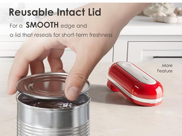 Patented Side-Cut Tech Leaves Intact Reusable Lid With Smooth Edge