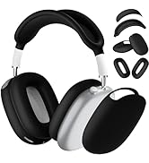 ATUAT for AirPods Max Case Cover, Protective Silicone Skin Accessories Anti-Scratch Ear Pad Case ...