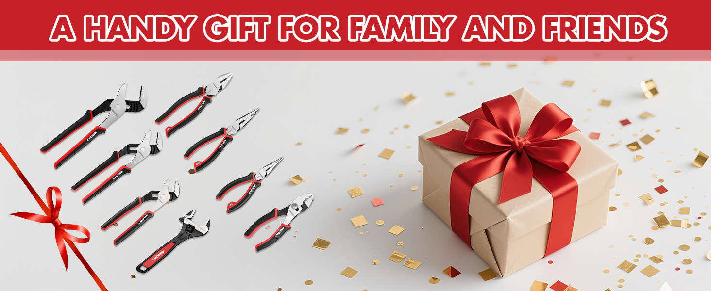 pliers tool set needle nose slip groove joint long nose christmas gift
