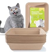 ondware Disposable Cat Litter Box(9-Pack), Large Litter Boxs for Travel Home Use
