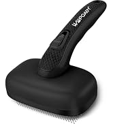 WOPQAEM Self Cleaning Slicker Brush for Dog, Cat, Skin Friendly Shedding & Grooming Tool for Long...