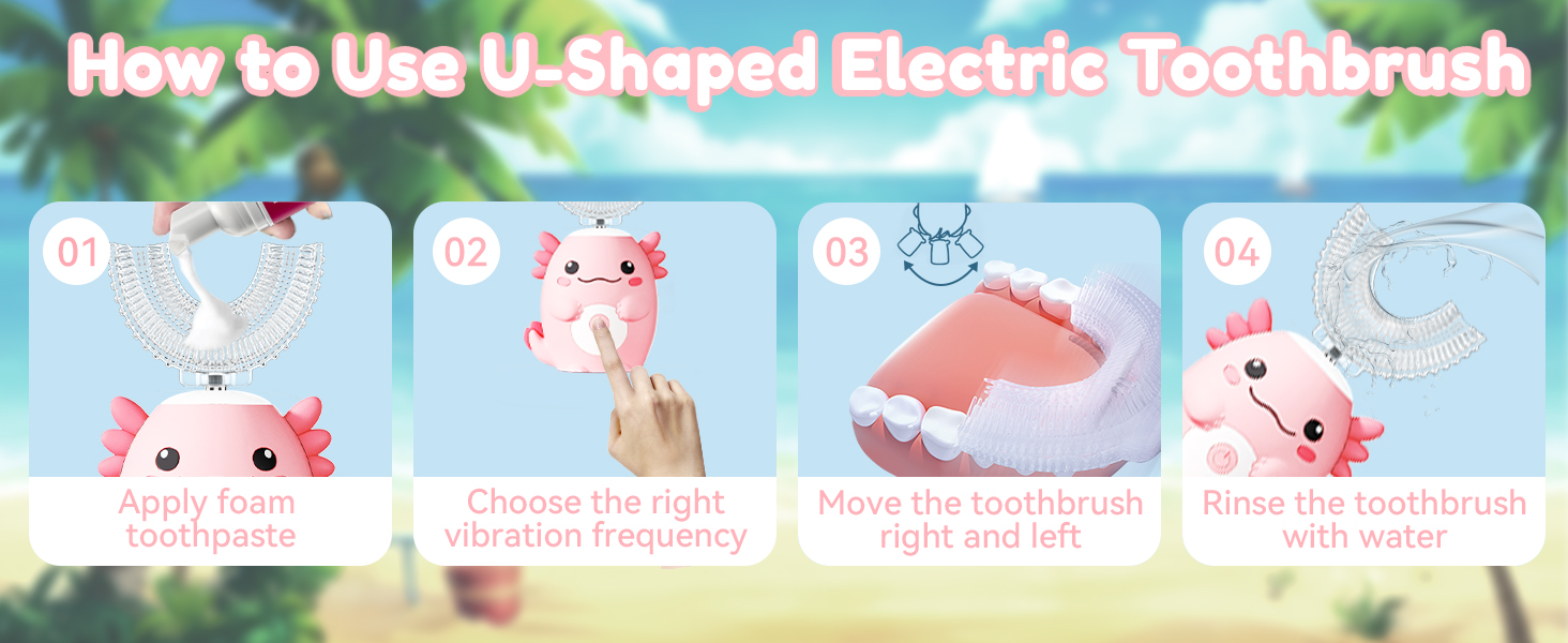 axolotl kid electric toothbrush