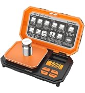 AccuWeight 257 Digital Pocket Scale, 300gx0.01g Precision Gram Scale for Food Ounces and Grams, S...