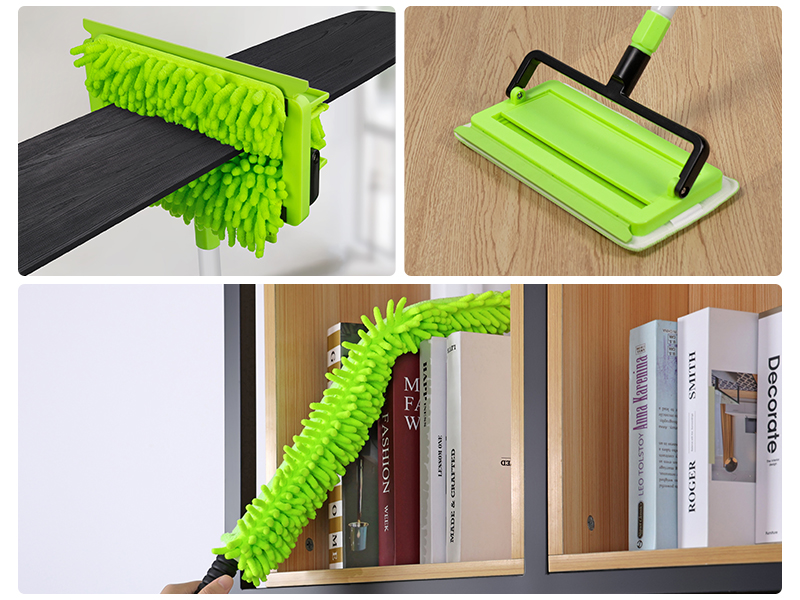 baseboard cleaner tool with handle