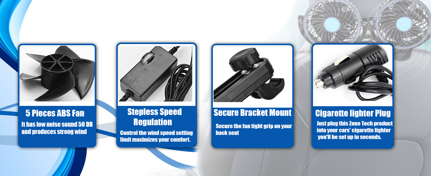 Car cooling fan