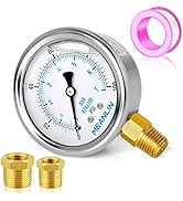 MEANLIN MEASURE 0~100Psi Stainless Steel 1/4