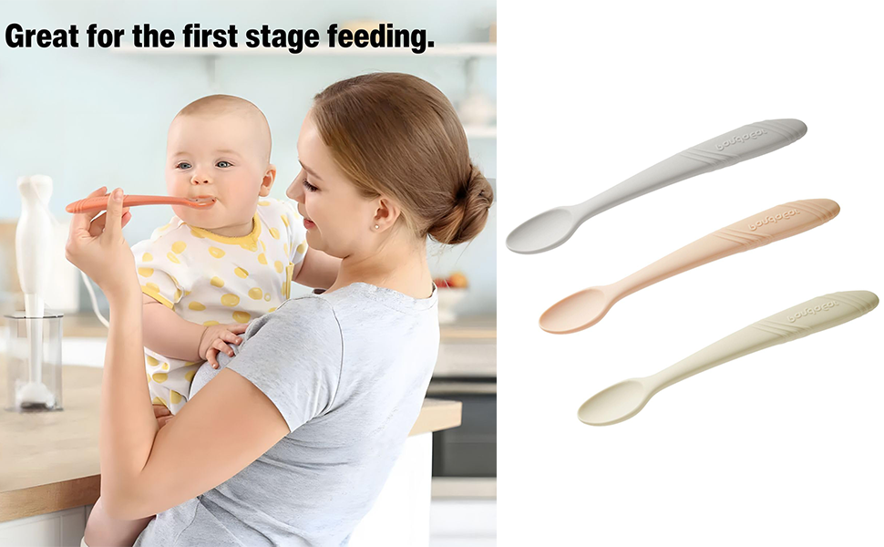Silicone Baby Feeding Spoons