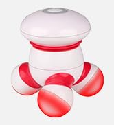 cotsoco Handheld Massager Mini Portable Vibrating Body Massager with LED Light for Hand Head Neck...