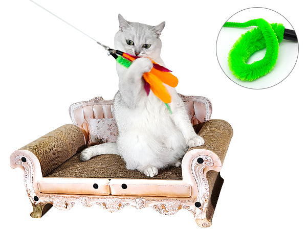 Interactive Cat Wand Toy Set 10