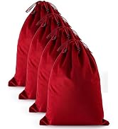 FantasyLife Shoe Bags for Travel, Washable Dust Bags for Storage & Packing, Flannel Shoe Pouch wi...