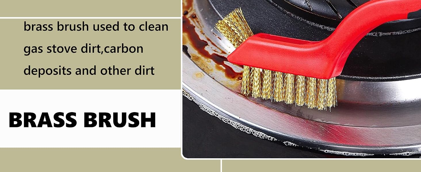Nylon/Brass/Stainless Steel Bristles for Cleaning Rust Removal, Dirt, Paint Scrubbing