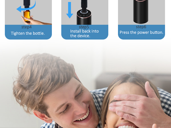 waterless diffuser essential oil scent aromatherapy sentiment portable mini freshener car home room