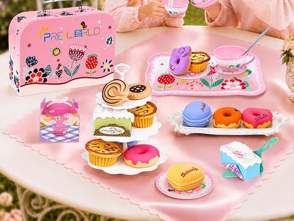 tea party set for little girls