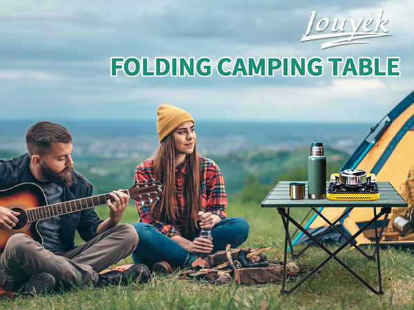JOUYEK FOLDING CAMPING TABLE