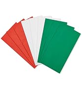 American Greetings 125 Sheets 20 in. x 20 in. Bulk Tissue Paper (Red, Green, White) for Christmas...
