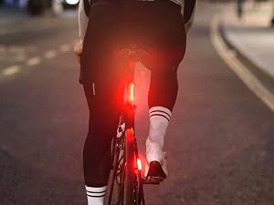 red bike light bicycle rear tail rechargeable safety back led luces bicicleta taillights cycling
