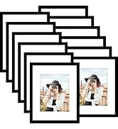 Picrit 16x20 Picture Frame Set of 12, Display 11 x 14 with Mat or 16 x 20 Without Mat, Photo Fram...
