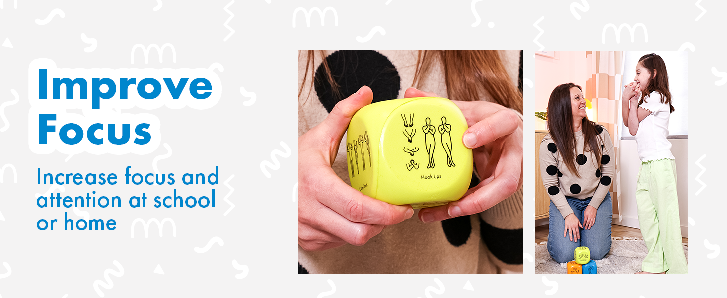 Sensory Dice Sensory Foam Cube Activity Dice Brain Break
