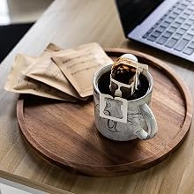 round wood tray