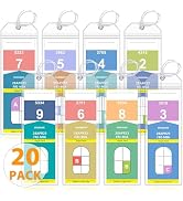 20 Pack Luggage Tag for Cruise Ship Essentials for NCL, Princess, Carnival, Royal Caribbean and C...