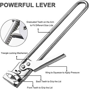 Multifunctional Stainless Steel Can Opener