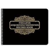 BookFactory Firearms Acquisition and Disposition A&D Gun Log Book/ATF Gun LogBook/Record Book - 1...