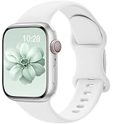 Sport Silicone Band Compatible with Apple Watch Bands 40mm 38mm 41mm 44mm 45mm 42mm 49mm Women Me...