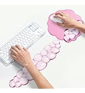 Keyboard Wrist Rest Set — Ergonomic Cloud Wrist Rest Keyboard and Mouse Pad, Non-Slip Desk Access...