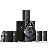 Bobtot Surround Sound Systems Wireless Rear Satellite Speakers - 800W 6.5inch Subwoofer 5.1/2.1 C...