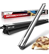 REPTI ZOO Switchable UVB Light for Reptiles, 39W T5 UVB Light Combo Kit for Tropical & Desert Rep...