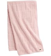 Lacoste Croc Scale 100% Cotton Bath Towel – Highly Absorbent, Ultra Soft & Quick Drying Luxury Ja...