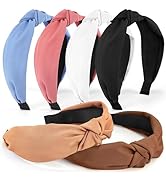 DiyJibb Headbands for Women Girls - 6PCS Stylish Top Knotted Headbands - Knotted Headband For Wom...