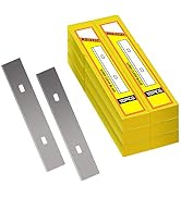 4" Scraper Blades 60 pcs Replacement Stainless Steel Razor Blade for Scraper to Remove Wallpaper ...