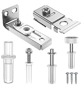 Bifold Door Hardware Repair Kit - 1 Pack Bi-fold Closet Barn Door Hardware Kit for 7/8" to 1" Tra...