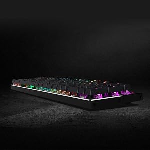 Redragon K556 aluminum keyboard frame for intense gaming improves durability