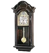 36IN Big Grandfather Vintage Wall Clock with Pendulum and Chime, Hour/Quarter-Hour Chime,...
