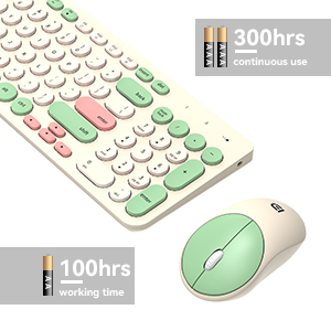 Wireless Keyboard and Mouse Combo