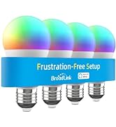 Broadlink Smart Light Bulbs, Frustration-Free Setup (FFS) Works with Alexa Only, BLE Mesh, 9W 800...