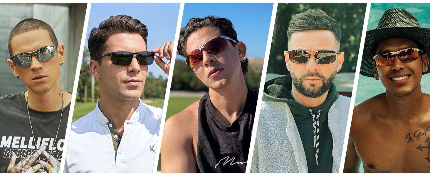 DUCO sunglasses are perfect for outdoor sports such as driving,fishing,traveling,hiking.