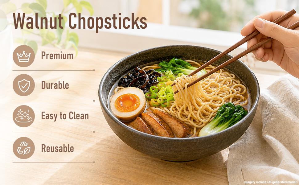Walnut Chopsticks
