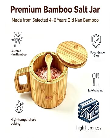 Bamboo Salt Cellar
