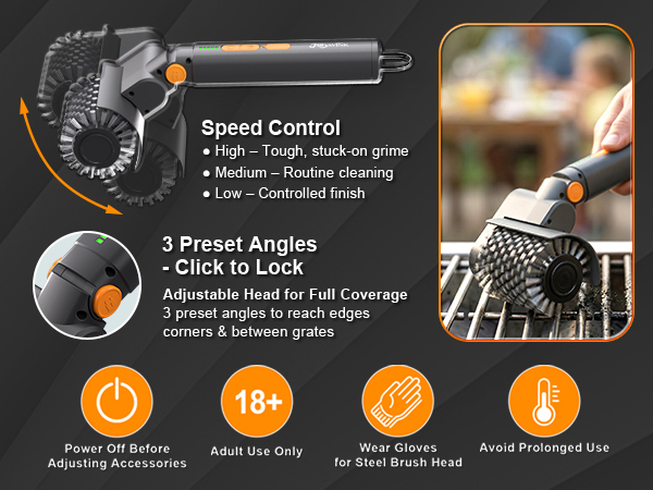 electric grill brush for outdoor grill grill bot outdoor grill clean robot