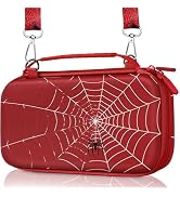 Gurgitat Carrying Case for Nintendo Switch 2 (2025) - Red Cute Kawaii Design with Handle and Stra...