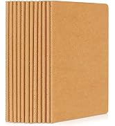 EUSOAR Blank Page Notebook, 12pcs A5 5.5